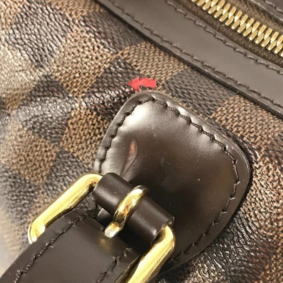 LOUIS VUITTON N52000 Damier Berkeley Bag Hand Bag Damier Canvas Ebene Brown - Picture 11 of 16